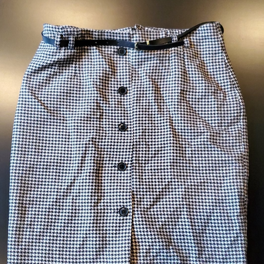 HoundsTooth H&M skirt